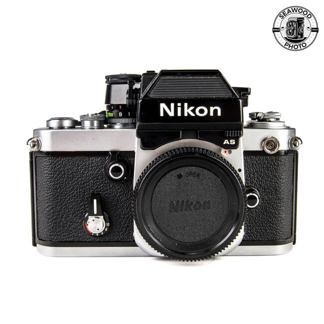 Nikon F2 AS w/ DP-12 Finder GOOD