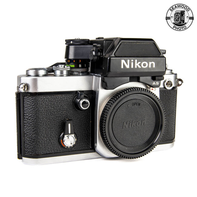Nikon F2 AS w/ DP-12 Finder GOOD