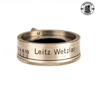 Leica Leitz Nickel VALAU Aperture Adjuster / Hood for Elmar 50mm 35mm EXCELLENT