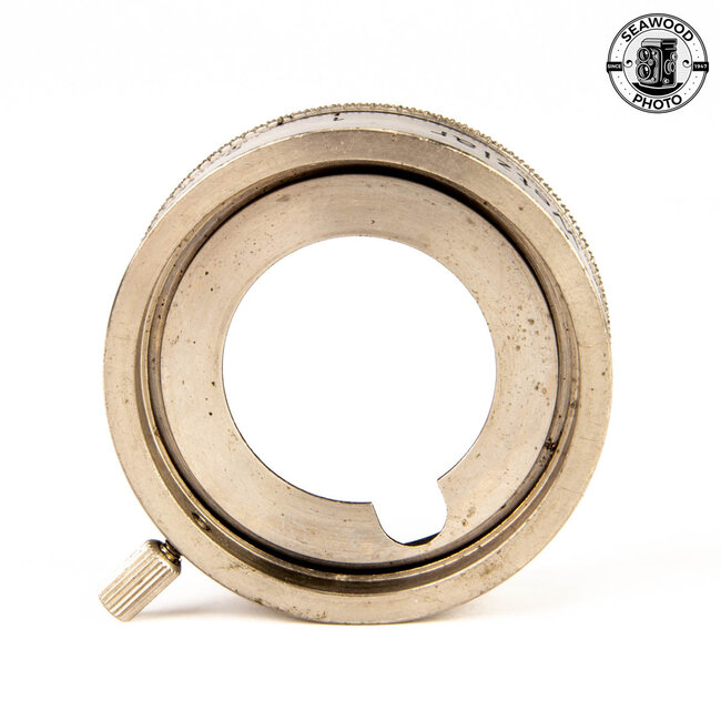 Leitz Nickel VALAU Aperture Adjuster / Hood for Elmar 50mm 35mm EXCELLENT