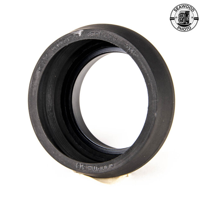 Leica Collapsible Rubber Hood 12517 w/ Cap 14191 For Elmar C 90mm f/4 EXCELLENT