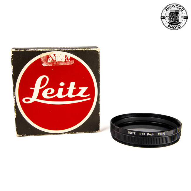 Leica Leitz E67 P-cir Circular Polarizer Filter 67mm 13377 Good