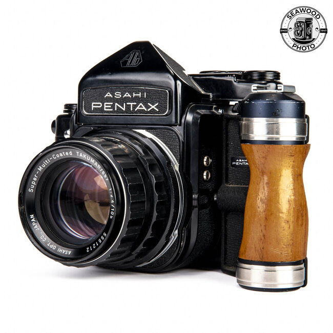 Pentax 6x7 MLU w/ 105mm f2.4 and Metered Prism GOOD+