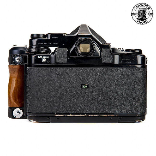 Pentax 6x7 MLU w/ 105mm f2.4 and Metered Prism GOOD+