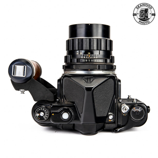 Pentax 6x7 MLU w/ 105mm f2.4 and Metered Prism GOOD+