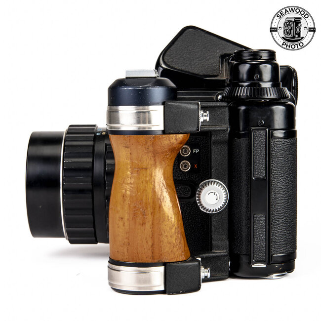 Pentax 6x7 MLU w/ 105mm f2.4 and Metered Prism GOOD+