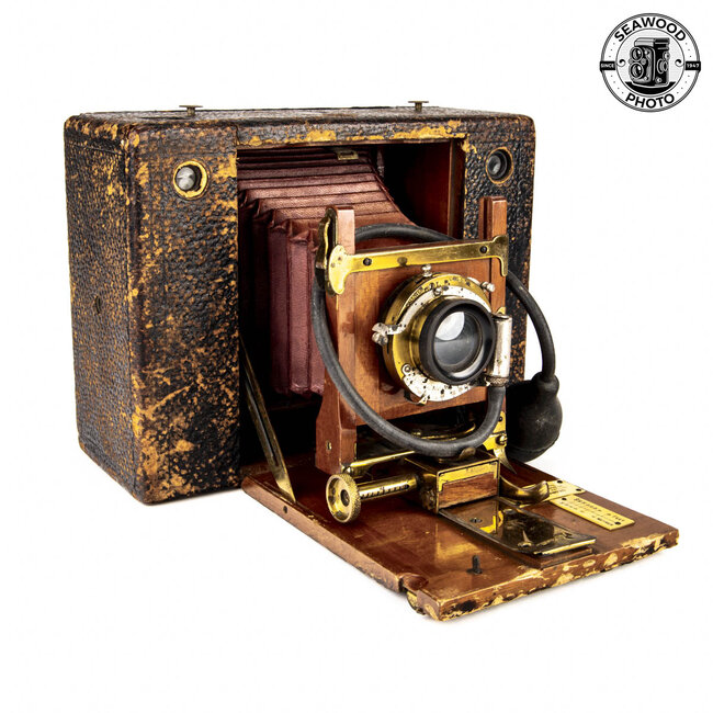 No. 4 Cartridge Kodak Camera w/Red Bellows