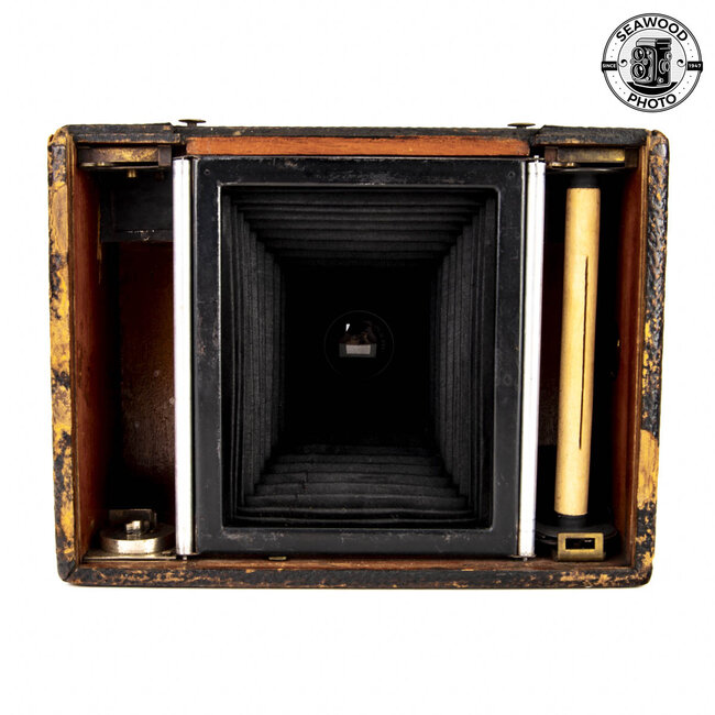 No. 4 Cartridge Kodak Camera w/Red Bellows