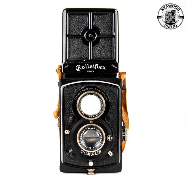 Rolleiflex Old Standard (1932) w/Zeiss 75mm f/3.8 Tessar GOOD