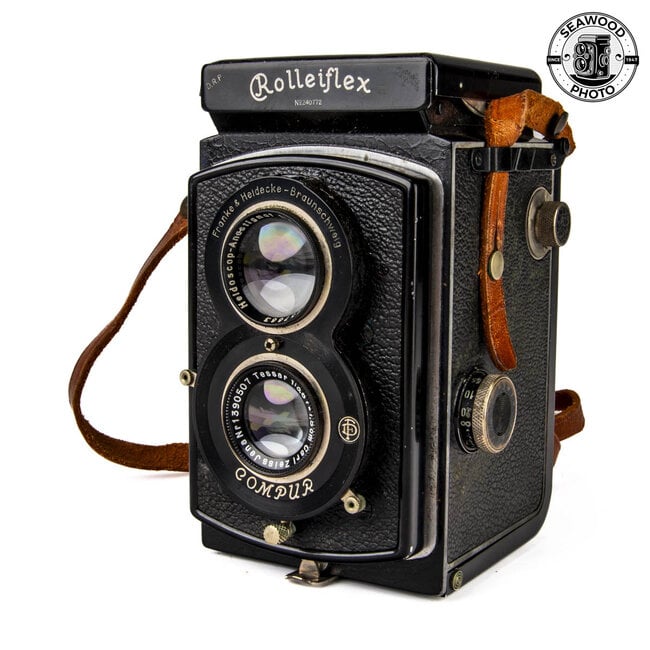 Rolleiflex Old Standard (1932) w/Zeiss 75mm f/3.8 Tessar GOOD