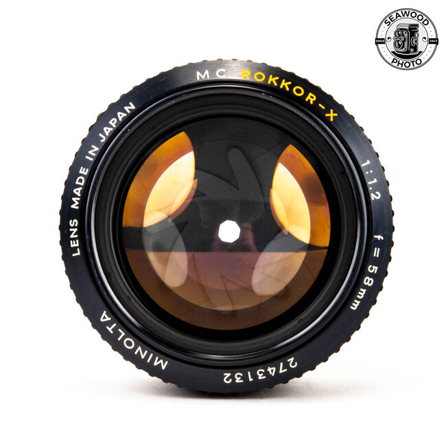 Minolta MC Rokkor-X 58mm f/1.2 EXCELLENT