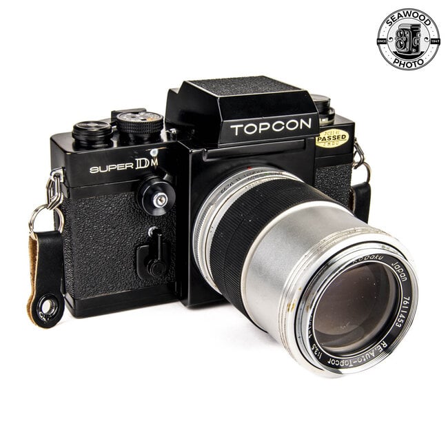 Topcon Super Dm Black w/ 135mm f3.5 GOOD+