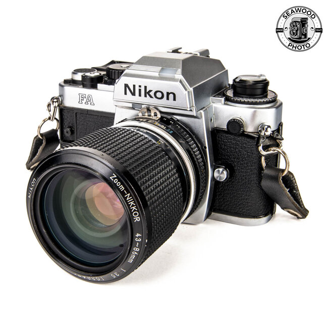 Nikon FA w/ Zoom-Nikkor 43mm-86mm GOOD