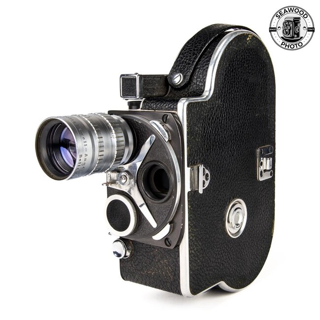 Bolex H16 16mm Film Camera w/Angenieux 3 Inch f/2.5 GOOD