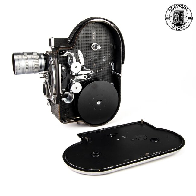 Bolex H16 16mm Film Camera w/Angenieux 3 Inch f/2.5 GOOD