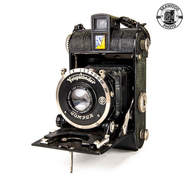 Voigtlander Virtus Bellows Camera with Lens Skopar 3.5/7.5cm AS-IS, READ