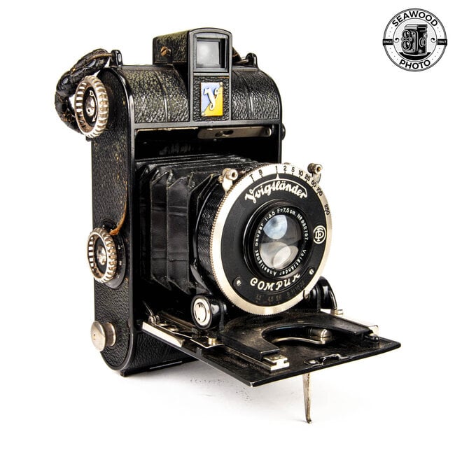 Voigtlander Virtus Bellows Camera with Lens Skopar 3.5/7.5cm AS-IS, READ