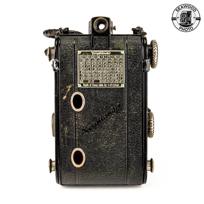Voigtlander Virtus Bellows Camera with Lens Skopar 3.5/7.5cm AS-IS, READ