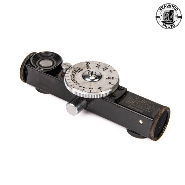Leica FOKOS Black/Chrome Rangefinder in Feet GOOD