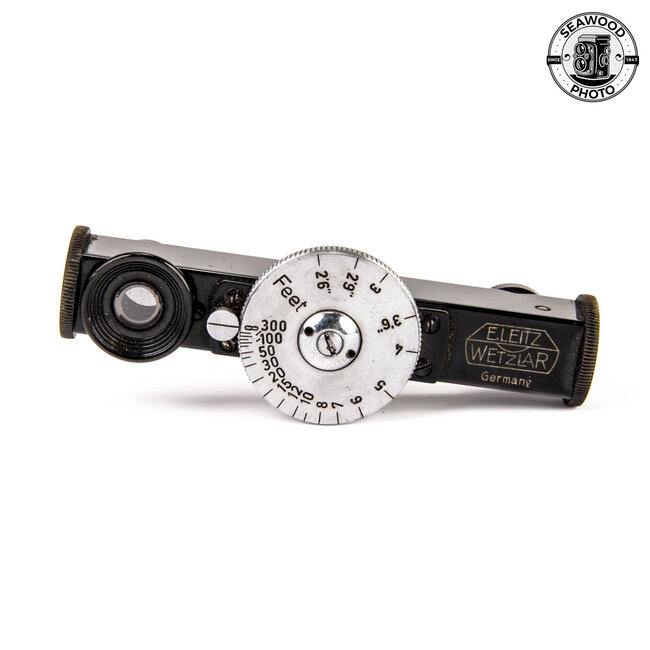 Leica FOKOS Black/Chrome Rangefinder in Feet GOOD