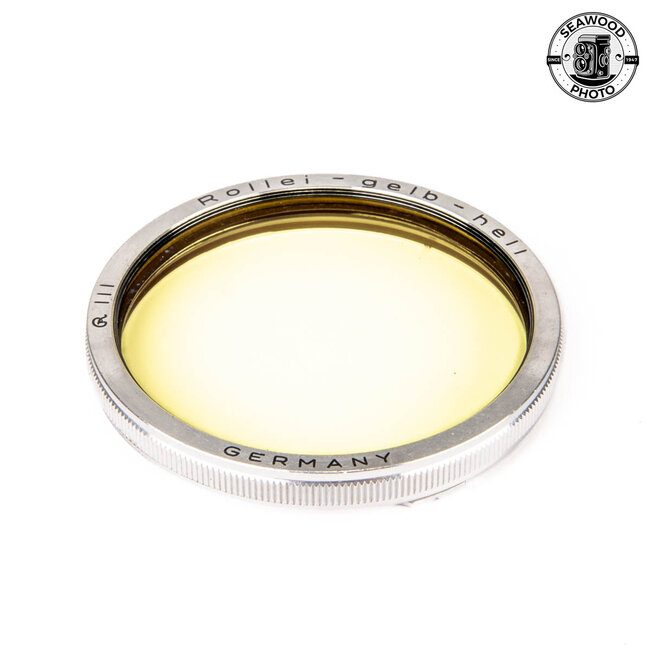 Original Rolleiflex Bay III Yellow Gelb-Hell Filter GOOD+