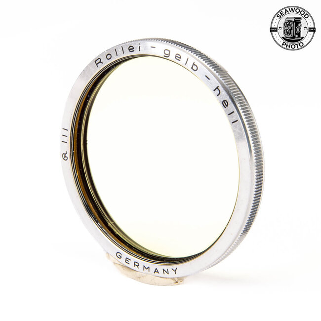 Original Rolleiflex Bay III Yellow Gelb-Hell Filter GOOD+