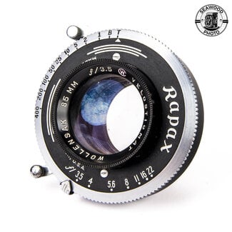 Wollensak 85mm f/3.5 Velostigmat in Rapax Shutter GOOD+