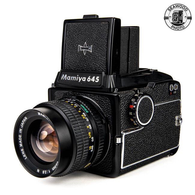 Mamiya 645 55mm f2.8 Waist Level Finder GOOD+