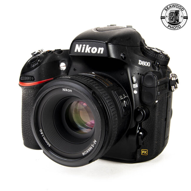 Nikon D800 w/ 50mm f1.8 (AS-IS) No returns, No warranty