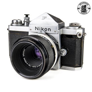 Nikon Nikon F w/ Micro-Nikkor-P 55mm f3.5 GOOD