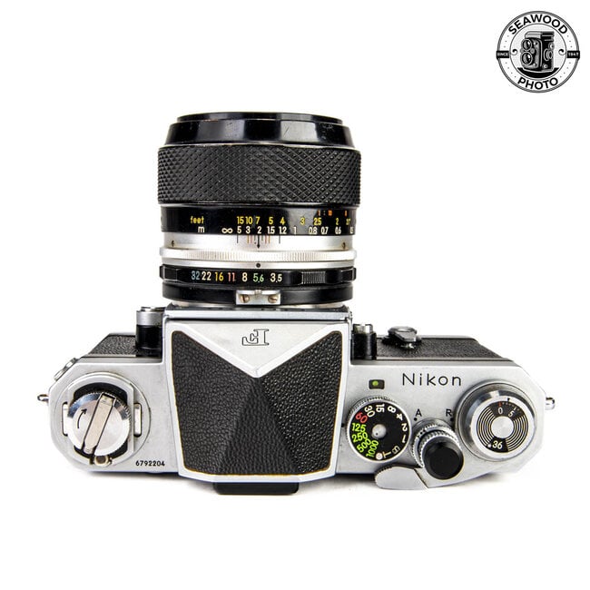 Nikon F w/ Micro-Nikkor-P 55mm f3.5 GOOD