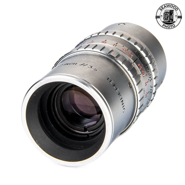 Taylor and Hobson Telekinic 2inch f/3.5 C mount GOOD-