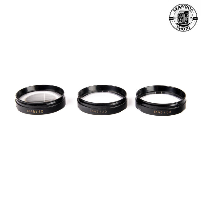 Zeiss Ikon 1343 Contameter Closeup Lens Set For Contax Cameras
