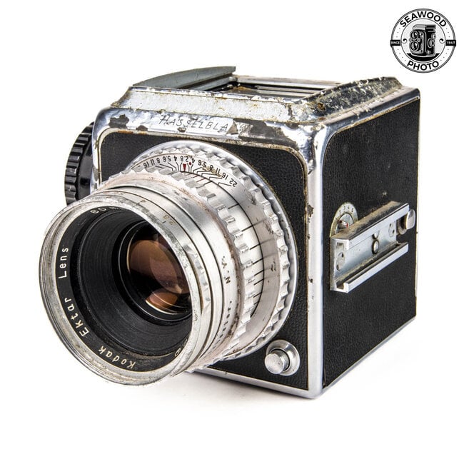 Hasselblad 1600F w/Kodak 80mm f/2.8 Ektar UGLY, FOR PARTS