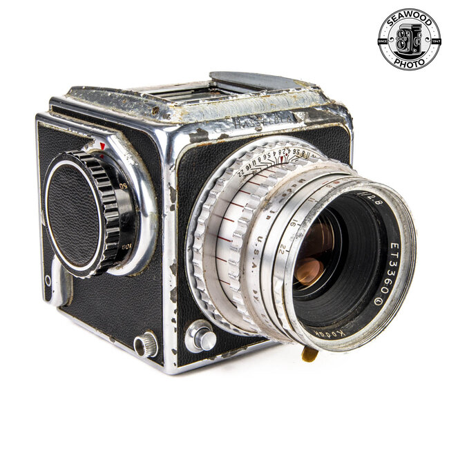 Hasselblad 1600F w/Kodak 80mm f/2.8 Ektar UGLY, FOR PARTS