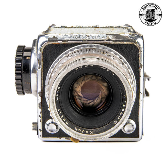 Hasselblad 1600F w/Kodak 80mm f/2.8 Ektar UGLY, FOR PARTS