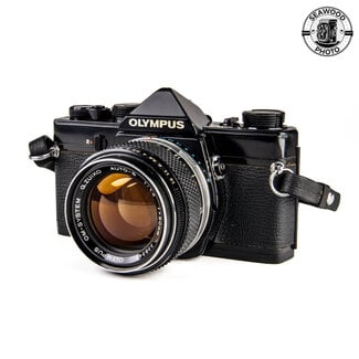 Olympus Olympus OM-1 Black, Zuiko 50mm f1.4 GOOD