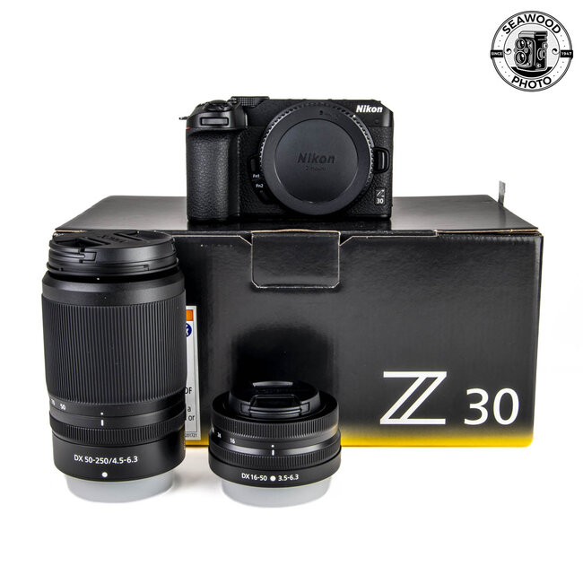 Nikon Z30 2 Lens Kit 20.9MP 16-50 and 50-250mm New In Box