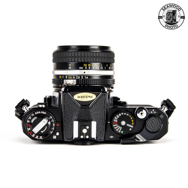 Nikon FE2 Black w/ Nikkor 50mm f1.4 GOOD+