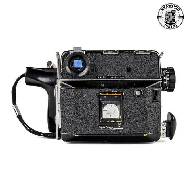 Koni Omega Rapid 200 Medium Format Camera Set w/90mm f3.5 Lens GOOD-