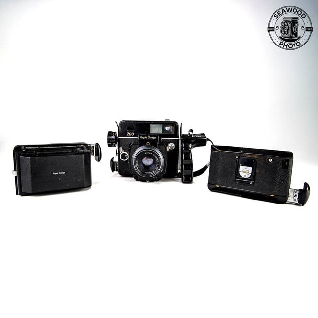 Koni Omega Rapid 200 Medium Format Camera Set w/90mm f3.5 Lens GOOD-
