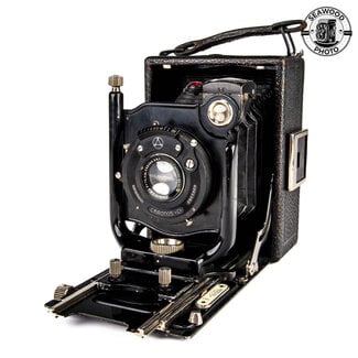 Ernemann Heag 3-1/4 x 4-1/4" W/ Boerz 135mm f/6.8 Dogmar Lens GOOD