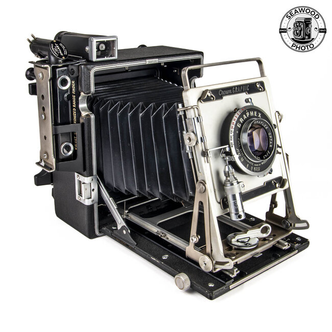 Graflex 2-Camera Kit; 4x5 Crown Graphic + 6x9 Speed Graphic, Extras EXCELLENT