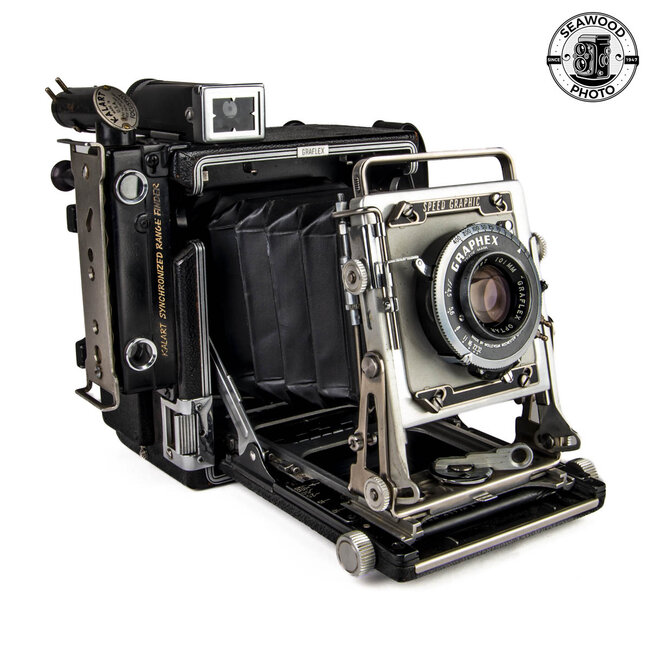Graflex 2-Camera Kit; 4x5 Crown Graphic + 6x9 Speed Graphic, Extras EXCELLENT