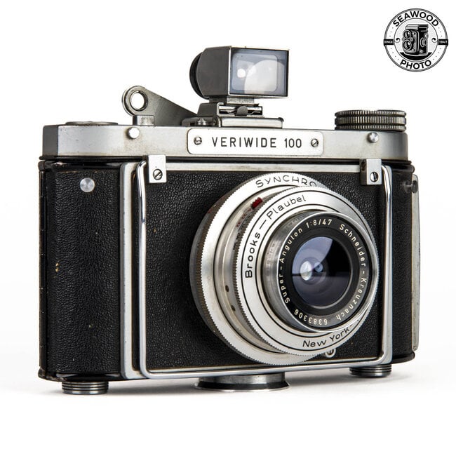 Plaubel Brooks Veriwide 100 6x10 w/Schneider 47mm f/8 Super Angulon GOOD
