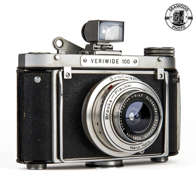 Plaubel Brooks Veriwide 100 6x10 w/Schneider 65mm f/8 Super Angulon GOOD