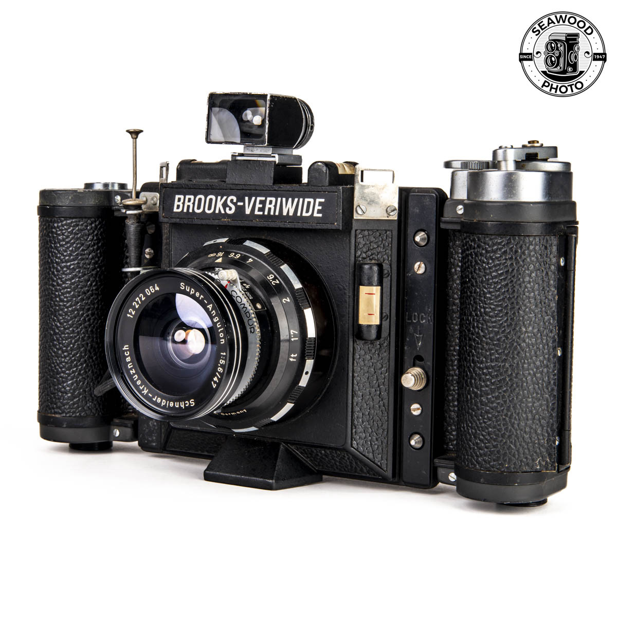フィルムカメラ Brooks-Veriwide Schneider 47mm Brooks Veriwide 120 Camera w/Schneider 47mm f/5.6. GOOD - Seawood