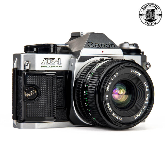 Canon AE-1 Program w/ FD 28mm f/2.8 GOOD+