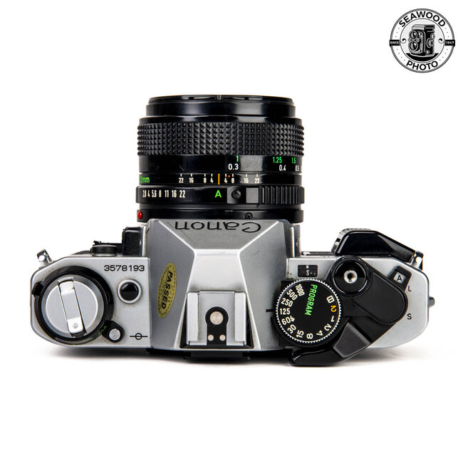 Canon AE-1 Program w/ FD 28mm f/2.8 GOOD+