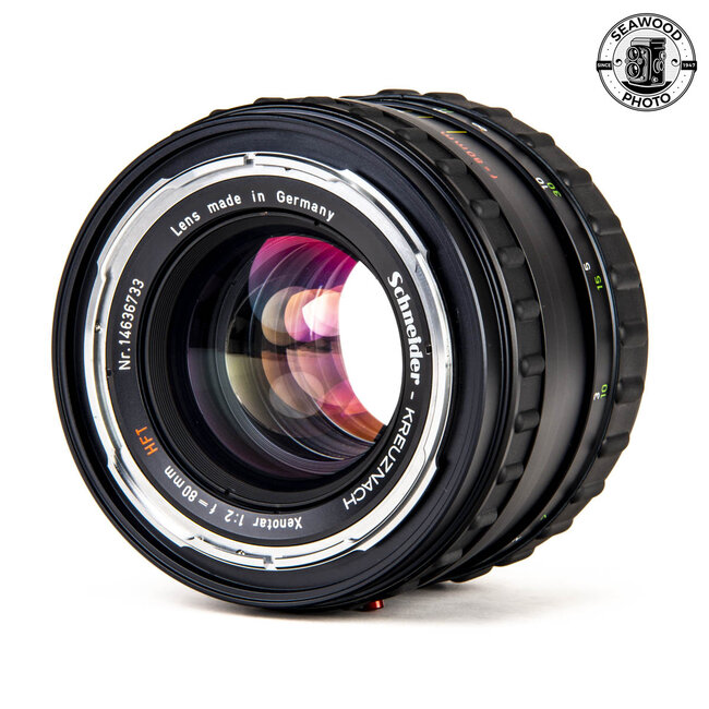 Rollei Schneider 80mm f/2 Xenotar HFT PQ Series  GOOD+